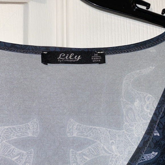 3/$30 Boho Elephant Top - Picture 3 of 4